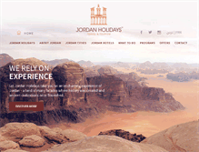 Tablet Screenshot of jordan-holidays.com